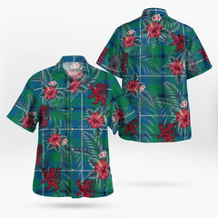 Clan Douglas Ancient Tartan Scottish Lion Hawaiian Shirt YF84 Douglas Ancient Tartan Tartan Hawaii Shirt   