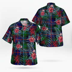 Clan Campbell of Cawdor Modern Tartan Scottish Lion Hawaiian Shirt RL67 Campbell of Cawdor Modern Tartan Tartan Hawaii Shirt   