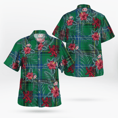 Clan Henderson Ancient Tartan Scottish Lion Hawaiian Shirt MP63 Henderson Ancient Tartan Tartan Hawaii Shirt   