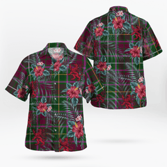 Clan Crosbie Tartan Scottish Lion Hawaiian Shirt WD51 Crosbie Tartan Tartan Hawaii Shirt   