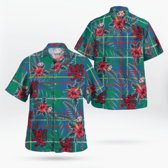 Clan Inglis Ancient Tartan Scottish Lion Hawaiian Shirt XZ18 Inglis Ancient Tartan Tartan Hawaii Shirt   