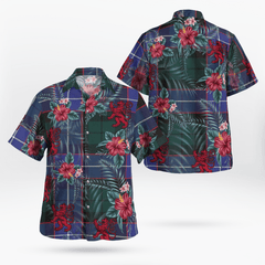 Clan Guthrie Modern Tartan Scottish Lion Hawaiian Shirt SO78 Guthrie Modern Tartan Tartan Hawaii Shirt   