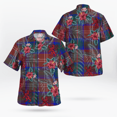 Clan Chisholm Hunting Modern Tartan Scottish Lion Hawaiian Shirt MB84 Chisholm Hunting Modern Tartan Tartan Hawaii Shirt   
