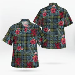 Clan Campbell Tartan Scottish Lion Hawaiian Shirt UP55 Campbell Tartan Tartan Hawaii Shirt   