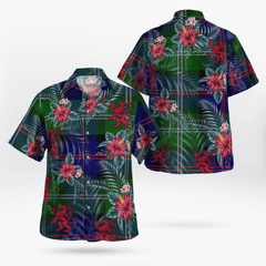 Clan MacThomas Modern Tartan Scottish Lion Hawaiian Shirt TA68 MacThomas Modern Tartan Tartan Hawaii Shirt   