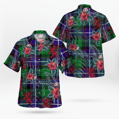 Clan Hunter Tartan Scottish Lion Hawaiian Shirt FP41 Hunter Tartan Tartan Hawaii Shirt   