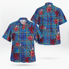Clan Mercer Modern Tartan Scottish Lion Hawaiian Shirt BR46 Mercer Modern Tartan Tartan Hawaii Shirt   