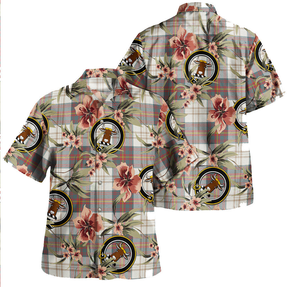 Clan Walker Dress Weathered Tartan Crest Badge Aloha Hawaiian Shirt Tropical Old Style WO92 Walker Dress Weathered Tartan Tartan Today   