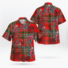 Clan Scott Modern Tartan Scottish Lion Hawaiian Shirt IQ16 Scott Modern Tartan Tartan Hawaii Shirt   