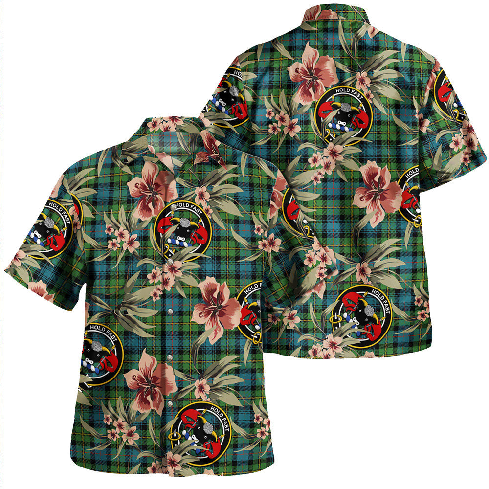 Clan MacLeod of Skye Ancient Tartan Crest Badge Aloha Hawaiian Shirt Tropical Old Style RJ82 MacLeod of Skye Ancient Tartan Tartan Today   