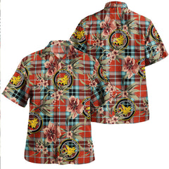 Clan MacTavish Weathered Tartan Crest Badge Aloha Hawaiian Shirt Tropical Old Style QZ61 MacTavish Weathered Tartan Tartan Today   