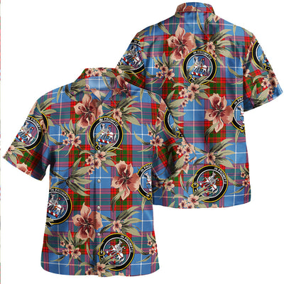 Clan Trotter Tartan Crest Badge Aloha Hawaiian Shirt Tropical Old Style XZ20