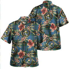 Clan Murray of Elibank Ancient Tartan Crest Badge Aloha Hawaiian Shirt Tropical Old Style GZ97 Murray of Elibank Ancient Tartan Tartan Today   