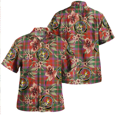 Clan Stewart of Ardshiel Ancient Tartan Crest Badge Aloha Hawaiian Shirt Tropical Old Style LA62