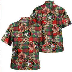 Clan Plummer Modern Tartan Crest Badge Aloha Hawaiian Shirt Tropical Old Style WR49 Plummer Modern Tartan Tartan Today   