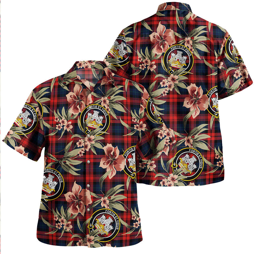 Clan MacLachlan Modern Tartan Crest Badge Aloha Hawaiian Shirt Tropical Old Style OP46 MacLachlan Modern Tartan Tartan Today   