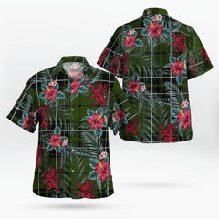 Clan MacLean Hunting Tartan Scottish Lion Hawaiian Shirt XT75 MacLean Hunting Tartan Tartan Hawaii Shirt   