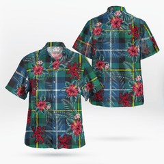 Clan MacNeill of Barra Ancient Tartan Scottish Lion Hawaiian Shirt UE72 MacNeill of Barra Ancient Tartan Tartan Hawaii Shirt   