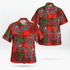 Clan Maxtone Tartan Scottish Lion Hawaiian Shirt OG38 Maxtone Tartan Tartan Hawaii Shirt   