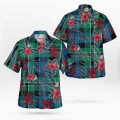 Clan Rose Hunting Ancient Tartan Scottish Lion Hawaiian Shirt VV36 Rose Hunting Ancient Tartan Tartan Hawaii Shirt   
