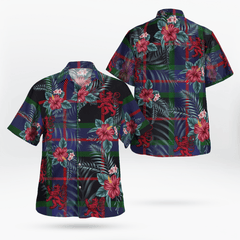 Clan Nairn Tartan Scottish Lion Hawaiian Shirt QI11 Nairn Tartan Tartan Hawaii Shirt   