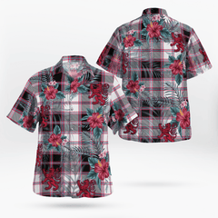 Clan MacPherson Hunting Modern Tartan Scottish Lion Hawaiian Shirt PK15 MacPherson Hunting Modern Tartan Tartan Hawaii Shirt   