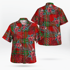 Clan Maxwell Tartan Scottish Lion Hawaiian Shirt WD80 Maxwell Tartan Tartan Hawaii Shirt   
