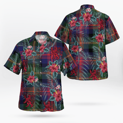 Clan Logan Modern Tartan Scottish Lion Hawaiian Shirt CX70 Logan Modern Tartan Tartan Hawaii Shirt   