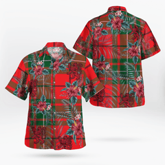 Clan MacAulay Modern Tartan Scottish Lion Hawaiian Shirt RA14 MacAulay Modern Tartan Tartan Hawaii Shirt   