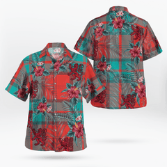 Clan Dunbar Ancient Tartan Scottish Lion Hawaiian Shirt YC81 Dunbar Ancient Tartan Tartan Hawaii Shirt   