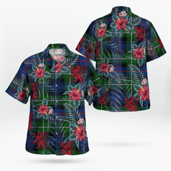 Clan MacKenzie Modern Tartan Scottish Lion Hawaiian Shirt BE25 MacKenzie Modern Tartan Tartan Hawaii Shirt   