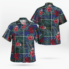 Clan MacInnes Modern Tartan Scottish Lion Hawaiian Shirt VY52 MacInnes Modern Tartan Tartan Hawaii Shirt   