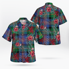 Clan Logan Ancient Tartan Scottish Lion Hawaiian Shirt OM71 Logan Ancient Tartan Tartan Hawaii Shirt   