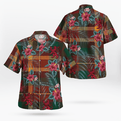 Clan McNally Tartan Scottish Lion Hawaiian Shirt ML13 McNally Tartan Tartan Hawaii Shirt   