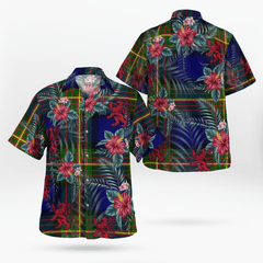 Clan Muir Tartan Scottish Lion Hawaiian Shirt VY75 Muir Tartan Tartan Hawaii Shirt   