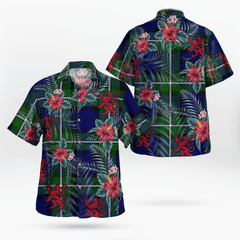 Clan Meldrum Forbes Tartan Scottish Lion Hawaiian Shirt ID19 Meldrum Forbes Tartan Tartan Hawaii Shirt   