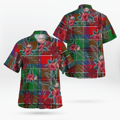 Clan MacCulloch Tartan Scottish Lion Hawaiian Shirt CR78 MacCulloch Tartan Tartan Hawaii Shirt   