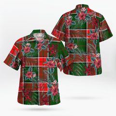 Clan Pollock Modern Tartan Scottish Lion Hawaiian Shirt ZX90 Pollock Modern Tartan Tartan Hawaii Shirt   