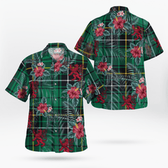 Clan MacAlpine Ancient Tartan Scottish Lion Hawaiian Shirt II66 MacAlpine Ancient Tartan Tartan Hawaii Shirt   