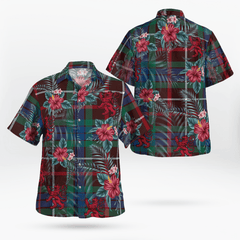 Clan Fraser Hunting Ancient Tartan Scottish Lion Hawaiian Shirt GY65 Fraser Hunting Ancient Tartan Tartan Hawaii Shirt   