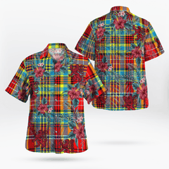 Clan Ogilvie Tartan Scottish Lion Hawaiian Shirt JT97 Ogilvie Tartan Tartan Hawaii Shirt   
