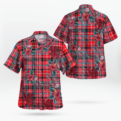 Clan Straiton Aderbeen Tartan Scottish Lion Hawaiian Shirt WQ60 Straiton Aderbeen Tartan Tartan Hawaii Shirt   