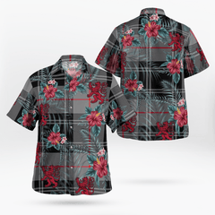 Clan Moffat Modern Tartan Scottish Lion Hawaiian Shirt GK83 Moffat Modern Tartan Tartan Hawaii Shirt   