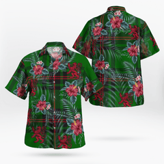 Clan Primrose (Fife) Tartan Scottish Lion Hawaiian Shirt QK61 Primrose (Fife) Tartan Tartan Hawaii Shirt   
