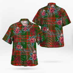 Clan Menzies Green Modern Tartan Scottish Lion Hawaiian Shirt FZ64 Menzies Green Modern Tartan Tartan Hawaii Shirt   