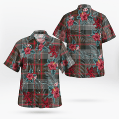 Clan MacRae Hunting Weathered Tartan Scottish Lion Hawaiian Shirt HG50 MacRae Hunting Weathered Tartan Tartan Hawaii Shirt   