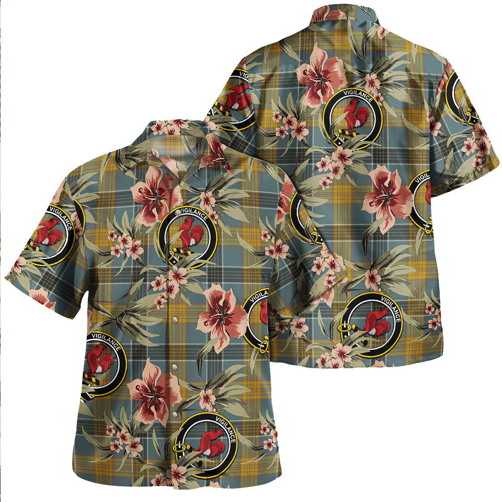 Clan Laing (Lang) Weathered Tartan Crest Badge Aloha Hawaiian Shirt Tropical Old Style GW57 Laing (Lang) Weathered Tartan Tartan Today   