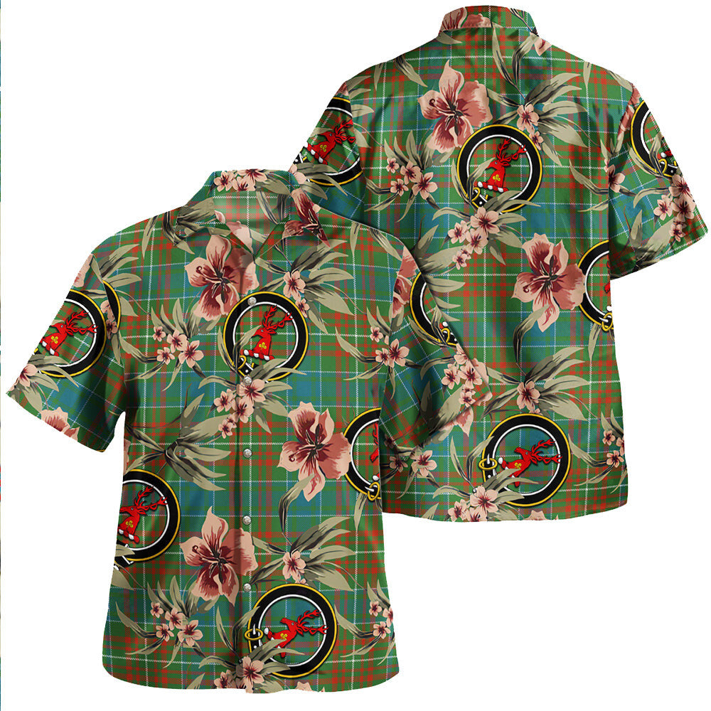Clan MacConnell Ancient Tartan Crest Badge Aloha Hawaiian Shirt Tropical Old Style HN88 MacConnell Ancient Tartan Tartan Today   