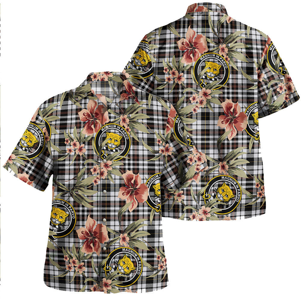 Clan Little Arisaid Modern Tartan Crest Badge Aloha Hawaiian Shirt Tropical Old Style LA75 Little Arisaid Modern Tartan Tartan Today   