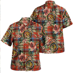 Hay and Leith Ancient Tartan Clan Crest Badge Aloha Hawaiian Shirt Tropical Old Style TR76 Hay and Leith Ancient Tartan Tartan Today   